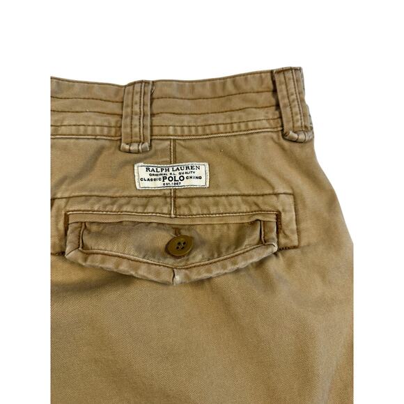 Polo Ralph Lauren Men’s Cargo Shorts – Khaki – Size 38 Utility Workwear Gorpcore - Picture 3 of 10
